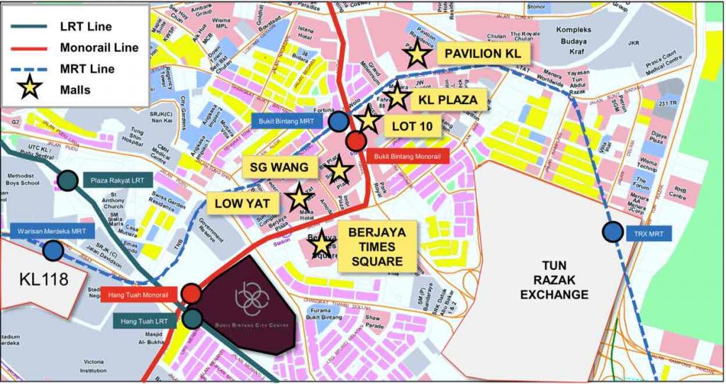 Bukit Bintang City Centre KL property market