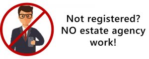 unlicensed real estate agency work